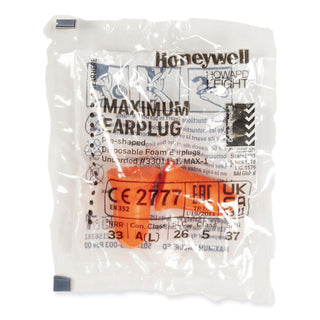 Howard Leight MAX-1 Single-Use Earplugs, Cordless, 33NRR, Coral, 200 Pairs (HOWMAX1) (RTSMAX1)