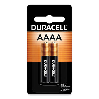 Duracell® Specialty Alkaline AAAA Batteries, 1.5 V, 2/Pack (DURMX2500B2PK)