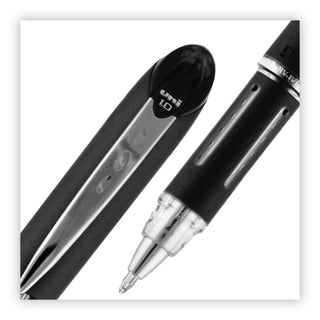 uniball® Jetstream Stick Ballpoint Pen, Bold 1mm, Black Ink, Black Barrel (UBC33921)