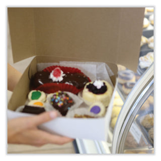 SCT® Bakery Boxes, Standard, 16 x 16 x 6, White, Paper, 50/Carton (SCH1597)