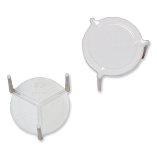 AmerCareRoyal® Pizza Savers, Plastic, White, 100/Box, 10 Boxes/Carton (RPPRPS1M)