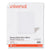 Universal® Top-Load Poly Sheet Protectors, Heavy Gauge, Nonglare, Clear 50/Pack (UNV21129)