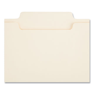 Universal® Reinforced Top Tab Fastener Folders, 0.75" Expansion, 2 Fasteners, Legal Size, Manila Exterior, 50/Box (UNV13520)