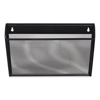 Universal® Metal Mesh Wall File, Letter Size, 14.13" x 3.38" x 13", Black (UNV20026)