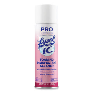 LYSOL® Brand I.C.™ Foaming Disinfectant Cleaner, 24oz Cans, 12/Carton (RAC95524CT)
