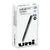 uniball® ONYX Stick Roller Ball Pen, Micro 0.5mm, Blue Ink, Black Matte Barrel, Dozen (UBC60041)