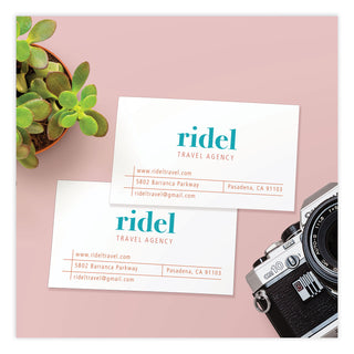 Avery® Print-to-the-Edge Microperforated Business Cards with Sure Feed Technology, Color Laser, 2 x 3.5, Wht, 160/Pk (AVE5881)