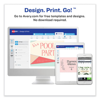 Avery® Print-to-the-Edge Microperforated Business Cards with Sure Feed Technology, Color Laser, 2 x 3.5, Wht, 160/Pk (AVE5881)