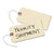 Avery® Strung Shipping Tags, 13pt. Stock, 6 1/4 x 3 1/8, Manila, 1,000/Box (AVE12508)