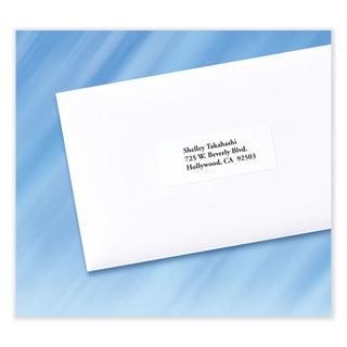 PRES-a-ply® Labels, Laser Printers, 1 x 2.63, White, 30/Sheet, 100 Sheets/Box (AVE30600)