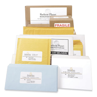 PRES-a-ply® Labels, Laser Printers, 8.5 x 11, White, 100/Box (AVE30605)