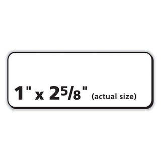 PRES-a-ply® Labels, Laser Printers, 1 x 2.63, White, 30/Sheet, 250 Sheets/Box (AVE30606)