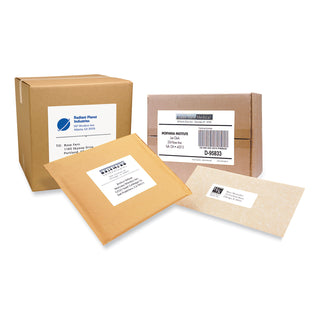 PRES-a-ply® Labels, Laser Printers, 2 x 4, White, 10/Sheet, 250 Sheets/Box (AVE30609)