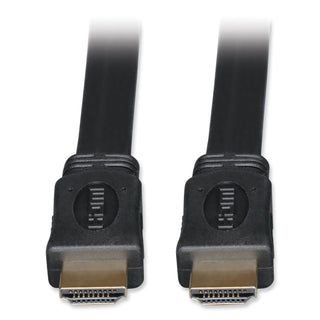 Tripp Lite High Speed HDMI Flat Cable, Ultra HD 4K, Digital Video with Audio (M/M), 3 ft. (TRPP568003FL)