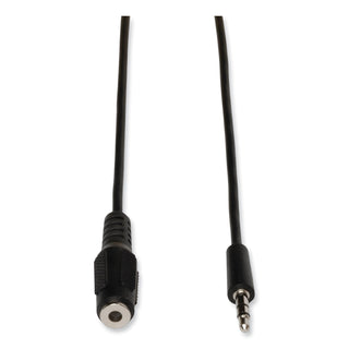 Tripp Lite 3.5mm Mini Stereo Audio Extension Cable for Speakers and Headphones (M/F), 6 ft. (TRPP311006)