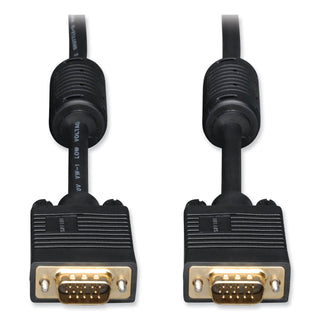 Tripp Lite VGA Coaxial High-Resolution Monitor Cable with RGB Coaxial (HD15 M/M), 50 ft. (TRPP502050)