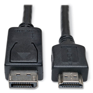 Tripp Lite DisplayPort to HDMI Cable Adapter (M/M), 6 ft., Black (Y97539)