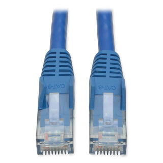 Tripp Lite Cat6 Gigabit Snagless Molded Patch Cable, RJ45 (M/M), 10 ft., Blue (TRPN201010BL)