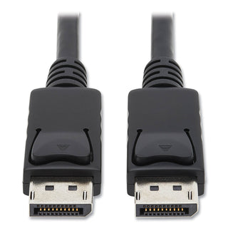 Tripp Lite DisplayPort Cable with Latches (M/M), 4K x 2K 3840 x 2160 @ 60Hz, 6 ft. (U76860)