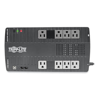 Tripp Lite AVR Series Ultra-Compact Line-Interactive UPS, USB, 8 Outlets, 550 VA, 420 J (TRPAVR550U)