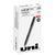 uniball® ONYX Stick Roller Ball Pen, Micro 0.5mm, Red Ink, Black Matte Barrel, Dozen (UBC60042)
