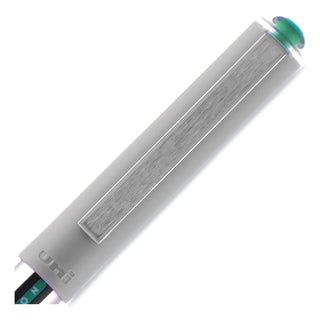 uniball® VISION Stick Roller Ball Pen, Fine 0.7mm, Evergreen Ink, Gray Barrel, Dozen (UBC60386)