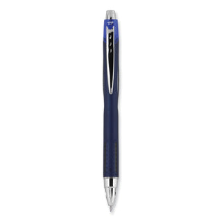 uniball® Jetstream Retractable Ballpoint Pen, Fine 0.7mm, Blue Ink, Blue Barrel (UBC62153)