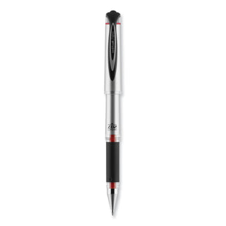 uniball® 207 Impact Stick Gel Pen, Bold 1mm, Red Ink, Black Barrel (UBC65802)