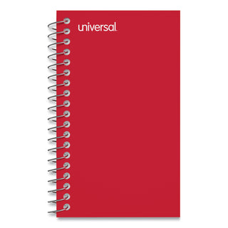 Universal® Wirebound Memo Book, Narrow Rule, Orange Cover, (50) 5 x 3 Sheets, 12/Pack (UNV20453)