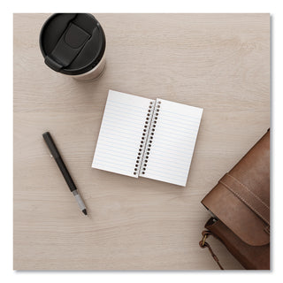 Universal® Wirebound Memo Book, Narrow Rule, Orange Cover, (50) 5 x 3 Sheets, 12/Pack (UNV20453)
