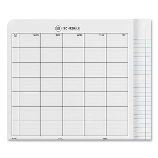 Universal® Composition Book, Medium/College Rule, Black Marble Cover, (100) 9.75 x 7.5 Sheets (UNV20940)