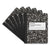 Universal® Composition Book, Medium/College Rule, Black Marble Cover, (100) 9.75 x 7.5 Sheets, 6/Pack (UNV20946)