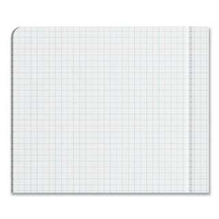 Universal® Quad Rule Composition Book, Quadrille Rule (4 sq/in), Black Marble Cover, (100) 9.75 x 7.5 Sheets (UNV20950)