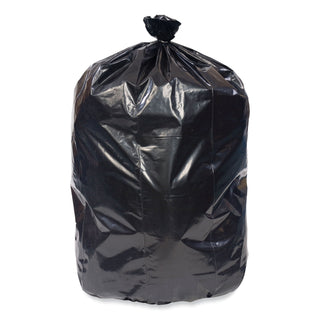 Pitt Plastics Eco Strong Plus Can Liners, 33 gal, 1 mil, 33 x 39, Black, 150/Carton (PITPCRL3339XHK)
