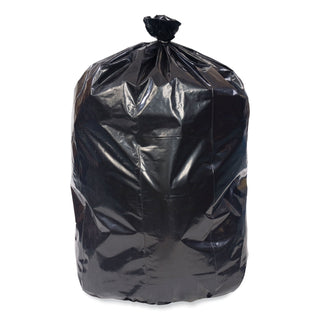 Pitt Plastics Eco Strong Plus Can Liners, 60 gal, 1.35 mil, 38 x 58, Black, 100/Carton (PITPCRL3858SHK)
