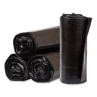Pitt Plastics Eco Strong Plus Can Liners, 40 gal, 1.35 mil, 40 x 46 Black, 100/Carton (PITPCRL4046SHK)