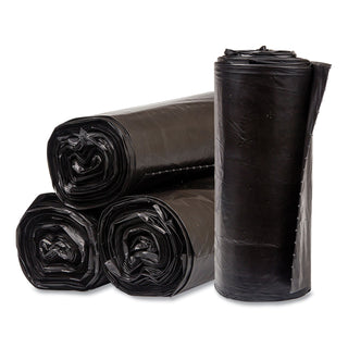 Pitt Plastics Eco Strong Plus Can Liners, 60 gal, 1.35 mil, 38 x 58, Black, 100/Carton (PITPCRL3858SHK)