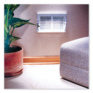 deflecto® Adjustable Sidewall Register Air Deflector, 10 x 3 x 5.5, Clear (DEF51)