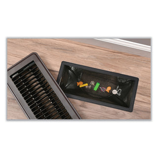 deflecto® Register Nets, 4 x 12 x 0.1, Black (DEFRFN124)