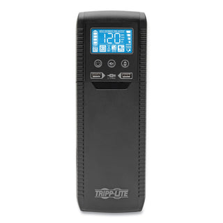 Tripp Lite ECO Series Desktop UPS Systems with USB Monitoring, 10 Outlets, 1440 VA, 316 J (TRPECO1500LCD)