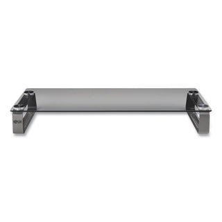 Tripp Lite Universal Glass-Top Monitor Riser, 22w x 8d x 3h, Clear (TRPMR2208G)