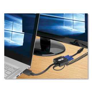 Tripp Lite HDMI to VGA with Audio Converter Cable, 1920 x 1200 (1080p), 6" (TRPP13106N)
