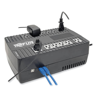 Tripp Lite AVR Series Ultra-Compact Line-Interactive UPS, USB, 12 Outlets, 750 VA, 420 J (TRPAVR750U)