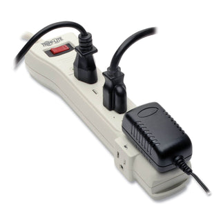 Tripp Lite Protect It! Surge Protector, 7 Outlets, 7 ft. Cord, 2160 Joules, Light Gray (TRPSUPER7)