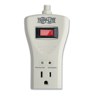 Tripp Lite Protect It! Surge Protector, 7 Outlets, 7 ft. Cord, 2160 Joules, Light Gray (TRPSUPER7)