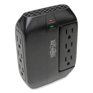 Tripp Lite Protect It! Surge Protector, 6 Rotatable Outlets, Direct-Plug In, 1500 Joules (33161F)