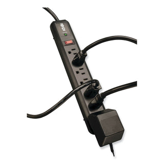 Tripp Lite Protect It! Surge Protector, 7 Outlets, 4 ft. Cord, 1080 Joules, Black (DA5468)