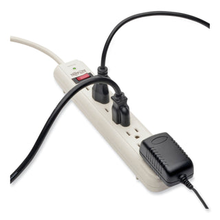 Tripp Lite TLP725 Surge Suppressor, 7 Outlets, 25 ft Cord, 1080 Joules, Light Gray (33159F)