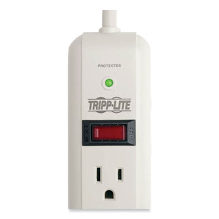 Tripp Lite TLP725 Surge Suppressor, 7 Outlets, 25 ft Cord, 1080 Joules, Light Gray (33159F)
