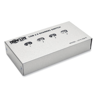 Tripp Lite USB 2.0 Printer/Peripheral Sharing Switch, 4 Ports (TRPU215004R)